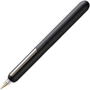Lamy dialog black Füller kappenloser Füllhalter mit Drehmechanismus -14 kt. Goldfeder, partiell platiniert & in Strichbreite OB – inkl. Tintenpatrone T 10 blau & Konverter Z 27 – Rechtshänder Lamy dialog black Füller kappenloser Füllhalter mit Drehmechanismus -14 kt. Goldfeder, partiell platiniert & in Strichbreite OB – inkl. Tintenpatrone T 10 blau & Konverter Z 27 – Rechtshänder