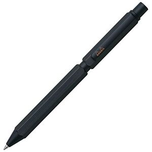 Rhodia 9342C – 3-in-1 ScRipt Multipen schwarz – nachfüllbar – 2 Kugelschreiber 0,5 mm schwarz & rot + 1 Druckbleistift Graphitmine 0,5 mm Schaft aus gebürstetem Aluminium Rhodia 9342C – 3-in-1 ScRipt Multipen schwarz – nachfüllbar – 2 Kugelschreiber 0,5 mm schwarz & rot + 1 Druckbleistift Graphitmine 0,5 mm Schaft aus gebürstetem Aluminium