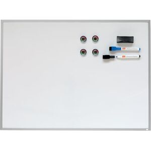 Nobo Kleines Magnetisches Whiteboard mit Aluminiumrahmen, Trocken Abwischbar, Wandmontage, Zuhause/Büro, Inklusive Whiteboard-Marker, Magnete, Montagepads & Tafelwischer, 585 x 430 mm, Weiß, 1903777 Nobo Kleines Magnetisches Whiteboard mit Aluminiumrahmen, Trocken Abwischbar, Wandmontage, Zuhause/Büro, Inklusive Whiteboard-Marker, Magnete, Montagepads & Tafelwischer, 585 x 430 mm, Weiß, 1903777