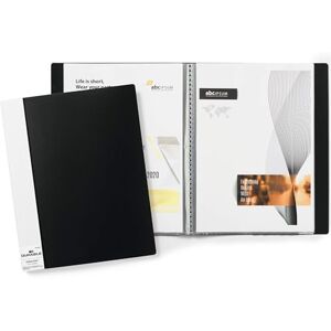 Durable Sichtbuch Duralook für A4 mit 20 Hüllen Rückenbreite: 17 mm schwarz, 242201 Durable Sichtbuch Duralook für A4 mit 20 Hüllen Rückenbreite: 17 mm schwarz, 242201