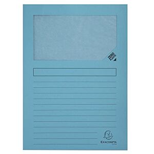 Exacompta 50252E 25er Pack Fenstermappen Super PEFC zertifiziert Karton 160g/m² praktisch und robust für DIN A4 hellblau Dokumentenmappe Einschlagmappe Exacompta 50252E 25er Pack Fenstermappen Super PEFC zertifiziert Karton 160g/m² praktisch und robust für DIN A4 hellblau Dokumentenmappe Einschlagmappe