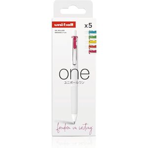 uni-ball Rollerball Geltinte One 0,7 mm Etui 5 Farben Neon uni-ball Rollerball Geltinte One 0,7 mm Etui 5 Farben Neon