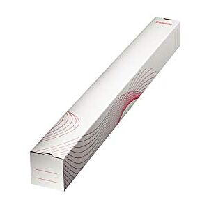 Esselte Standard Versandhülse 750 mm, Eckige Wellpappe, Für den Versand, die Archivierung oder den Transport von gerollten Postern und Plänen, Versandkarton, 10 Stück, Weiß/Rot 20957 Esselte Standard Versandhülse 750 mm, Eckige Wellpappe, Für den Versand, die Archivierung oder den Transport von gerollten Postern und Plänen, Versandkarton, 10 Stück, Weiß/Rot 20957