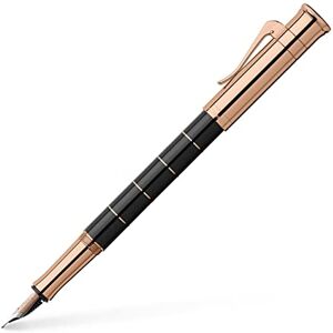 Graf von Faber-Castell 145781 Füllfederhalter Classic Ring roségold, Feder F, inklusiv Konverter und Geschenkbox Graf von Faber-Castell 145781 Füllfederhalter Classic Ring roségold, Feder F, inklusiv Konverter und Geschenkbox