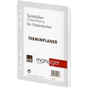 bsb Sichthüllen für Visitenkarten A5 bsb Sichthüllen für Visitenkarten A5