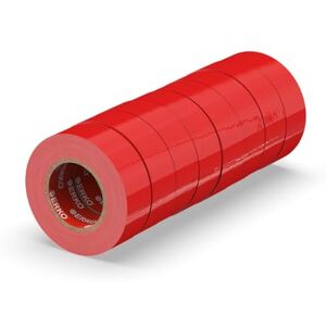 ERKO Isolierband Rot 19mm x 20m PVC Set 8 Stück Elektro Leitungen Reparatur, Hochflexibel mit starker Klebekraft, Chemiebeständig, Wasserfest, Klebeband ERKO Isolierband Rot 19mm x 20m PVC Set 8 Stück Elektro Leitungen Reparatur, Hochflexibel mit starker Klebekraft, Chemiebeständig, Wasserfest, Klebeband