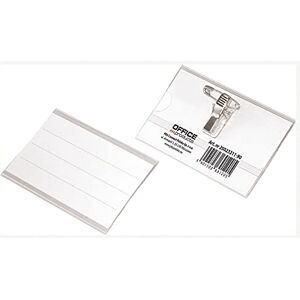 OFFICER PRODUCTS Kunststoff Namensschilder Namensschild / 50 Stück / 90x57mm/ Ausweishalter/mit Einsteckschildern/mit Kombi-Halter: Ansteck-Nadel & Clip/ID-Kartenhalter/Visitenkarten, 20023311-90 OFFICER PRODUCTS Kunststoff Namensschilder Namensschild / 50 Stück / 90x57mm/ Ausweishalter/mit Einsteckschildern/mit Kombi-Halter: Ansteck-Nadel & Clip/ID-Kartenhalter/Visitenkarten, 20023311-90