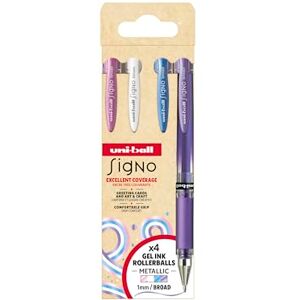 uni-ball Gel-Rollerball Signo Broad UM-153 4P Set NO2, 1,0 mm, verschiedene Farben uni-ball Gel-Rollerball Signo Broad UM-153 4P Set NO2, 1,0 mm, verschiedene Farben