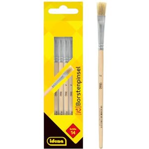 Idena Modell 90099 Natürliche Holzpinsel-Set - Malpinsel Idena Modell 90099 Natürliche Holzpinsel-Set - Malpinsel