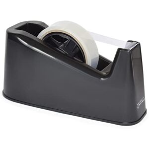 Rapesco 1695 500 Hochleistungs Klebebandabroller und 1 Klebebandrolle, Schwarz Rapesco 1695 500 Hochleistungs Klebebandabroller und 1 Klebebandrolle, Schwarz