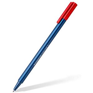 Staedtler 437 F-2 Kugelschreiber (triplus ball, ergonomische Dreikantform, hohe Qualität, Set mit 10 Stück, Farbe Rot, Linienbreite F) Staedtler 437 F-2 Kugelschreiber (triplus ball, ergonomische Dreikantform, hohe Qualität, Set mit 10 Stück, Farbe Rot, Linienbreite F)