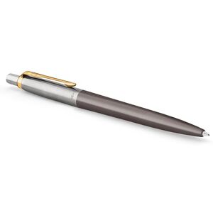 Parker Jotter Kugelschreiber grau lackiert mit goldenen Zierteilen mittlere Spitze Nachfüllpackung blaue Tinte Geschenkbox perfekte Geschenke zum Schulabschluss Parker Jotter Kugelschreiber grau lackiert mit goldenen Zierteilen mittlere Spitze Nachfüllpackung blaue Tinte Geschenkbox perfekte Geschenke zum Schulabschluss