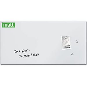 Sigel GL546 Premium Glas-Whiteboard 91x46 cm, super-weiß: matt, nicht spiegelnd, SGS geprüft, einfache Montage, incl. 3 starke Magnete, Glas-Magnettafel Artverum Sigel GL546 Premium Glas-Whiteboard 91x46 cm, super-weiß: matt, nicht spiegelnd, SGS geprüft, einfache Montage, incl. 3 starke Magnete, Glas-Magnettafel Artverum
