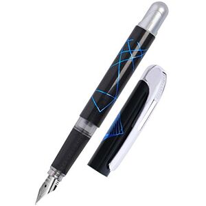 Online 12532/3D College Virtual Blue, Patronen-Füller, Standard-Tintenpatronen, hochwertige Iridium-Feder M, ergonomisches Softtouch-Griffstück, Metallclip, 1 Stück Online 12532/3D College Virtual Blue, Patronen-Füller, Standard-Tintenpatronen, hochwertige Iridium-Feder M, ergonomisches Softtouch-Griffstück, Metallclip, 1 Stück