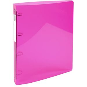 Exacompta 51774E Ringbuch Iderama aus transluzentem Kunststoff für DIN A4, 4-O Ring Mechanik 30 mm, Rücken 40 mm, rosa ideal für Schule und Büro Ringhefter Ringordner Ringbuchordner Exacompta 51774E Ringbuch Iderama aus transluzentem Kunststoff für DIN A4, 4-O Ring Mechanik 30 mm, Rücken 40 mm, rosa ideal für Schule und Büro Ringhefter Ringordner Ringbuchordner