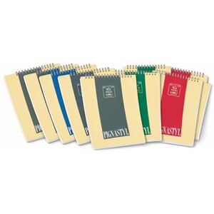 Pigna , STYL Spiralbindung, Papierformat 8x12, 80 g/m² Papier, 60 Blatt, innen 5M, quadratisch 5 mm, 10 Stück. Pigna , STYL Spiralbindung, Papierformat 8x12, 80 g/m² Papier, 60 Blatt, innen 5M, quadratisch 5 mm, 10 Stück.