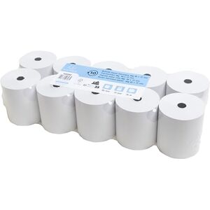 Exacompta 40808E 10er Pack Thermopapierrollen 1-lagig, Breite: 80mm, Länge 76m, Durchmesser Kern: 12mm 48g/m² Thermorolle für Kassen Kassenrolle Exacompta 40808E 10er Pack Thermopapierrollen 1-lagig, Breite: 80mm, Länge 76m, Durchmesser Kern: 12mm 48g/m² Thermorolle für Kassen Kassenrolle