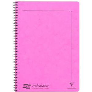 Clairefontaine 3084Z Notizheft mit Spiralbindung Europa Notemakers 60 Blatt mikroperforiert 21x29,7 cm 90g liniert, 1 Stück, Fuchsia Clairefontaine 3084Z Notizheft mit Spiralbindung Europa Notemakers 60 Blatt mikroperforiert 21x29,7 cm 90g liniert, 1 Stück, Fuchsia