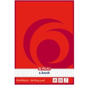 Herlitz Briefblock A5 kariert, 10er Pack, 50 Blatt je Block, 70 g/m², holzfreies Papier, kopfgeleimt, ohne Lochung – ideal für Schule, Studium & Büro Herlitz Briefblock A5 kariert, 10er Pack, 50 Blatt je Block, 70 g/m², holzfreies Papier, kopfgeleimt, ohne Lochung – ideal für Schule, Studium & Büro