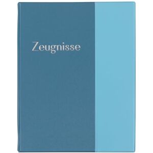 Idena 22089 Zeugnismappe mit 10 Klarsichthüllen, Dokumentenmappe A4, Ringbuch in Pastell Blau, Mappe für Zeugnisse, Dokumente uvm. Idena 22089 Zeugnismappe mit 10 Klarsichthüllen, Dokumentenmappe A4, Ringbuch in Pastell Blau, Mappe für Zeugnisse, Dokumente uvm.