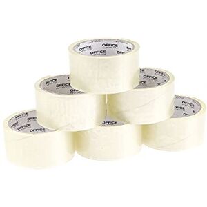 OFFICER PRODUCTS OFFICE PRODUCTS Verpackungsklebeband / 6 Rollen/ 48mm x 46m /Transparent/Farbiges PP-Packband mit Acrylkleber/Verpackungsband Klebeband Paketklebeband OFFICER PRODUCTS OFFICE PRODUCTS Verpackungsklebeband / 6 Rollen/ 48mm x 46m /Transparent/Farbiges PP-Packband mit Acrylkleber/Verpackungsband Klebeband Paketklebeband