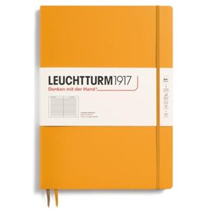 LEUCHTTURM1917 368143 Notizbuch Master Slim (A4+), Hardcover, 123 nummerierte Seiten, Rising Sun, liniert LEUCHTTURM1917 368143 Notizbuch Master Slim (A4+), Hardcover, 123 nummerierte Seiten, Rising Sun, liniert