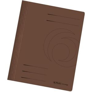 Herlitz Schnellhefter A4 Karton, gefaltet, braun intensiv, 10 Stück Herlitz Schnellhefter A4 Karton, gefaltet, braun intensiv, 10 Stück