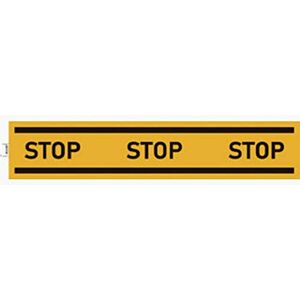 Exacompta 67025E Stopp Klebeband 100x20cm Gelb aus UV-beständigem PVC Hinweisschild Schilder Warnhinweis Sticker Aufkleber Türschild Exacompta 67025E Stopp Klebeband 100x20cm Gelb aus UV-beständigem PVC Hinweisschild Schilder Warnhinweis Sticker Aufkleber Türschild