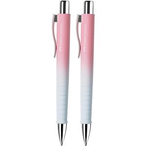 Faber-Castell 205216 Kugelschreiber Poly Ball Sunset, 2 Stück, mit auswechselbarer XB Mine, dokumentenecht Faber-Castell 205216 Kugelschreiber Poly Ball Sunset, 2 Stück, mit auswechselbarer XB Mine, dokumentenecht