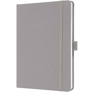 Sigel JN403 Notizbuch A5 liniert, grau, Tagebuch Jolie, 100 g/qm, Hardcover mit Textileinband, Gummiband, Stifteschlaufe, Einstecktasche, vegan, aus nachhaltigem Papier Sigel JN403 Notizbuch A5 liniert, grau, Tagebuch Jolie, 100 g/qm, Hardcover mit Textileinband, Gummiband, Stifteschlaufe, Einstecktasche, vegan, aus nachhaltigem Papier