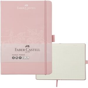 Faber-Castell 27826 Notizbuch DIN A5, 145 x 210 mm, Papierqualität 100g/qm FSC-Mix, rose shadows, 1 Stück Faber-Castell 27826 Notizbuch DIN A5, 145 x 210 mm, Papierqualität 100g/qm FSC-Mix, rose shadows, 1 Stück