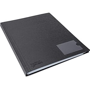Rapesco 1650 Germ-Savvy Antibakteriell, A4 Festeinband Polypropylen Präsentationsmappe, 36 Hüllen, Schwarz Rapesco 1650 Germ-Savvy Antibakteriell, A4 Festeinband Polypropylen Präsentationsmappe, 36 Hüllen, Schwarz