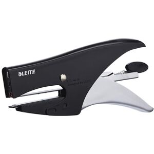 Leitz Heftzange aus Metall, Für 15 Blatt, Ergonomisches Design, Hinterlademechanik, Für Heftklammern P2 (Nr. 10), Satin Schwarz, Style-Serie, 55640094 Leitz Heftzange aus Metall, Für 15 Blatt, Ergonomisches Design, Hinterlademechanik, Für Heftklammern P2 (Nr. 10), Satin Schwarz, Style-Serie, 55640094