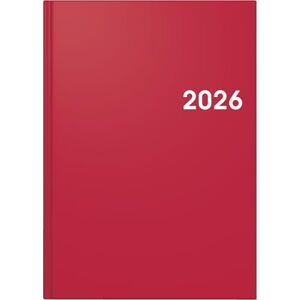 BRUNNEN Buchkalender Mod. 795 '26 A5, Kunststoff, rot BRUNNEN Buchkalender Mod. 795 '26 A5, Kunststoff, rot