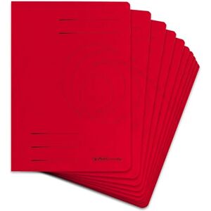 Herlitz Schnellhefter Mappe A4 rot Quality starker Karton FSC Mix, 10 Stück Herlitz Schnellhefter Mappe A4 rot Quality starker Karton FSC Mix, 10 Stück
