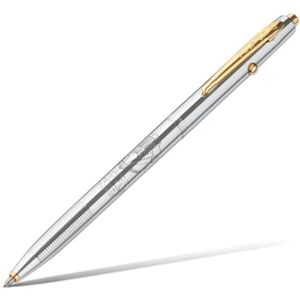 Fisher Space Pen Shuttle CH4-CES Kugelschreiber-Set (Geschenk-Set mit Sammlermünze – ideal für Raumfahrt-Fans, schreibt im Weltall, unter Wasser und bei extremen Temperaturen) Chrome Fisher Space Pen Shuttle CH4-CES Kugelschreiber-Set (Geschenk-Set mit Sammlermünze – ideal für Raumfahrt-Fans, schreibt im Weltall, unter Wasser und bei extremen Temperaturen) Chrome