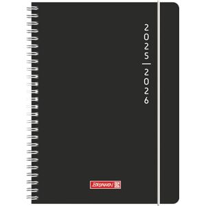 BRUNNEN Schülerkalender (2025/2026) "Plain Black", 2 Seiten = 1 Woche, A5, 208 Seiten, PP-Umschlag, schwarz BRUNNEN Schülerkalender (2025/2026) "Plain Black", 2 Seiten = 1 Woche, A5, 208 Seiten, PP-Umschlag, schwarz