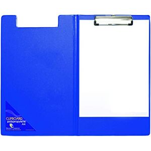 SECO Klemmbrett mit PVC-Überzug und strapazierfähigem Clip, A4+ 1 Packung Blau Faltbar SECO Klemmbrett mit PVC-Überzug und strapazierfähigem Clip, A4+ 1 Packung Blau Faltbar