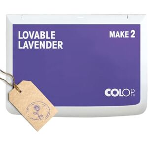 COLOP MAKE 2 Stempelkissen Violett/Lila 110 x 70 mm wasserbasiertes, schnelltrocknendes Stempelkissen für Holzstempel & Kreativstempel DIY & Büro COLOP MAKE 2 Stempelkissen Violett/Lila 110 x 70 mm wasserbasiertes, schnelltrocknendes Stempelkissen für Holzstempel & Kreativstempel DIY & Büro