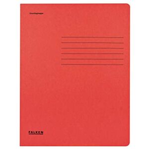 FALKEN Original 25er Pack Einschlagmappe. Made in Germany. Aus Recycling-Karton mit 3 Innenklappen für DIN A4 rot Juris-Mappe Sammelmappe Dokumentenmappe Aufbewahrungsmappe FALKEN Original 25er Pack Einschlagmappe. Made in Germany. Aus Recycling-Karton mit 3 Innenklappen für DIN A4 rot Juris-Mappe Sammelmappe Dokumentenmappe Aufbewahrungsmappe