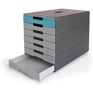 Durable Schubladenbox (Idealbox Pro) 7 Fächer, blau, 776306 Durable Schubladenbox (Idealbox Pro) 7 Fächer, blau, 776306