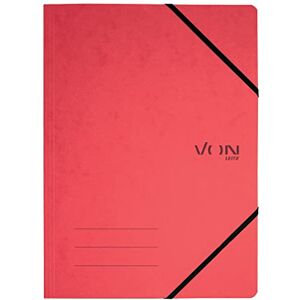 Leitz VON 5er Pack Dokumentenmappe A4, Mit Gummibandverschluss, Karton, Für 150 Blatt, leichte Projekt- & Papieraufbewahrung, Für Schule, Studium und Zuhause, Rot, 30110025 Leitz VON 5er Pack Dokumentenmappe A4, Mit Gummibandverschluss, Karton, Für 150 Blatt, leichte Projekt- & Papieraufbewahrung, Für Schule, Studium und Zuhause, Rot, 30110025