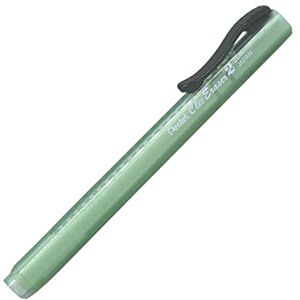 Pentel ZE11T-D "ClicEraser 2" Radierstift, nachfüllbar mit ZER-2, Gehäuse semi-transparent grün, 1 Stück Pentel ZE11T-D "ClicEraser 2" Radierstift, nachfüllbar mit ZER-2, Gehäuse semi-transparent grün, 1 Stück