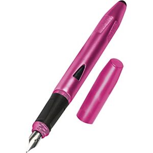 Online Schreiblern-Füller Switch Starter, Anfänger-Feder für Rechtshänder, ergonomischer Patronen-Füller für Schüler, Stylus-Tip für Schreibübungen auf Tablets, Standard-Tintenpatronen, Pretty Pink Online Schreiblern-Füller Switch Starter, Anfänger-Feder für Rechtshänder, ergonomischer Patronen-Füller für Schüler, Stylus-Tip für Schreibübungen auf Tablets, Standard-Tintenpatronen, Pretty Pink