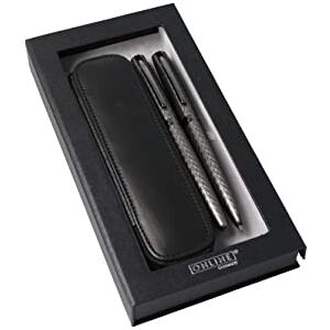 Online Schreib-Set Eleganza Diamond Titan I enthält Kugelschreiber, Füller, Echt-Lederetui I 3-teilig I in Geschenkbox I Füllhalter für Standardpatronen I Kulli mit Großraummine G2, 1 Stück (1er Pack) Online Schreib-Set Eleganza Diamond Titan I enthält Kugelschreiber, Füller, Echt-Lederetui I 3-teilig I in Geschenkbox I Füllhalter für Standardpatronen I Kulli mit Großraummine G2, 1 Stück (1er Pack)