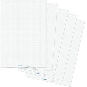 Franken Flipchart-Block, 5 x 20 Blatt, beidseitig verwendbares Flipchart-Papier 80 g/qm, kariert und blanko, FSC-zertifiziert, chlorfrei gebleicht, Weiß, F2130 Franken Flipchart-Block, 5 x 20 Blatt, beidseitig verwendbares Flipchart-Papier 80 g/qm, kariert und blanko, FSC-zertifiziert, chlorfrei gebleicht, Weiß, F2130