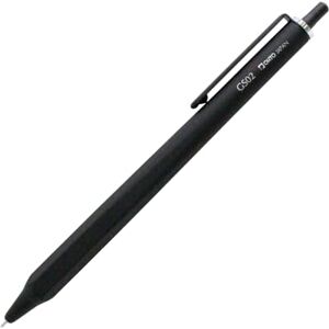 オート OHTO Kugelschreiber GS2 aus Aluminium und Clip aus Messing in der Farbe Schwarz, Strichbreite: 0,5 mm, GS02-G5-BK オート OHTO Kugelschreiber GS2 aus Aluminium und Clip aus Messing in der Farbe Schwarz, Strichbreite: 0,5 mm, GS02-G5-BK