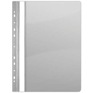 DONAU 1704001PL-13 Plastik Schnellhefter Gelocht A4 Grau, Sichthefter Kunststoff Strapazierfähigem PVC Hart Glasklares Deckblatt Klemmmappe für Büro und Schule, Eurolochung 10er Pack DONAU 1704001PL-13 Plastik Schnellhefter Gelocht A4 Grau, Sichthefter Kunststoff Strapazierfähigem PVC Hart Glasklares Deckblatt Klemmmappe für Büro und Schule, Eurolochung 10er Pack
