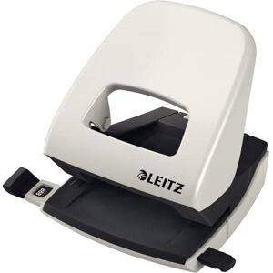 Leitz Büro Locher aus Metall, Für 30 Blatt, Anschlagschiene mit Formatangaben, Ergonomisches Design, grau, 50080085 Leitz Büro Locher aus Metall, Für 30 Blatt, Anschlagschiene mit Formatangaben, Ergonomisches Design, grau, 50080085