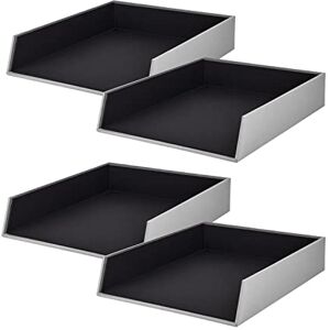 Rössler SOHO Briefablage A4 Dokumentenablage A4 Schreibtisch Organizer aus Papier Ablagefächer stapelbar Büro Organizer Schreibtisch Zubehör 32 x 26 x 6 cm 4 Stück Farbe: Grau Stone Rössler SOHO Briefablage A4 Dokumentenablage A4 Schreibtisch Organizer aus Papier Ablagefächer stapelbar Büro Organizer Schreibtisch Zubehör 32 x 26 x 6 cm 4 Stück Farbe: Grau Stone